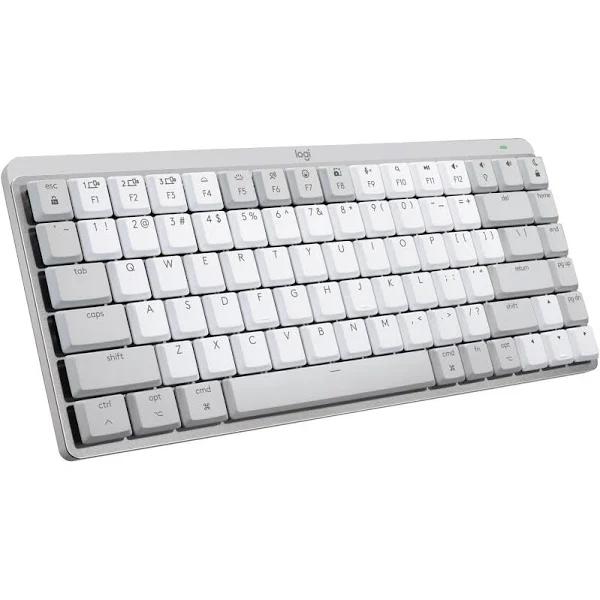 Logitech 920-010553 MX Mechanical Mini Bluetooth Wireless Keyboard For Mac - Pale Grey