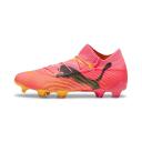 Future 7 Ultimate FG/AG Men's Football Boots in Sunset Glow/Black/Sun Stream, Size 4.5, Textile by Puma