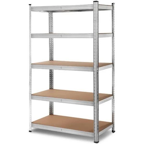 Giantz 1.8m Warehouse Racking Rack Shelving Garage Steel Metal Storage Shelves Silver