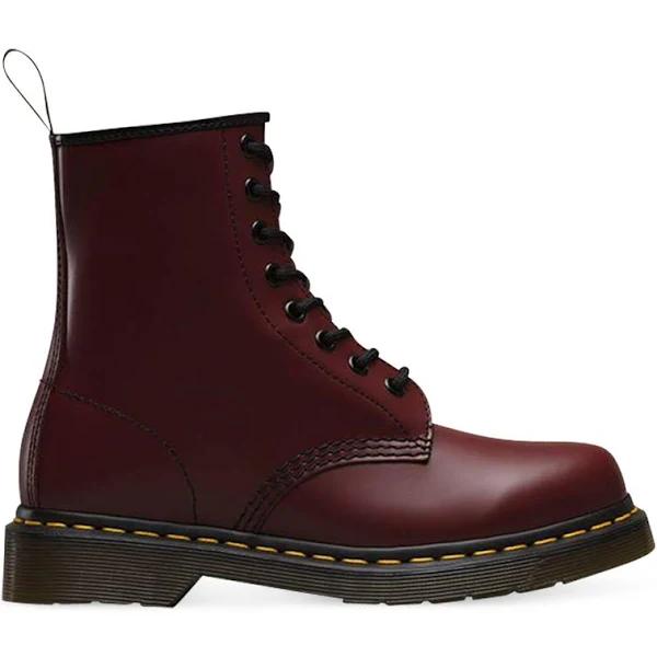 Dr Martens 1460 Cherry Smooth Unisex Leather Lace Up Fashion Boots