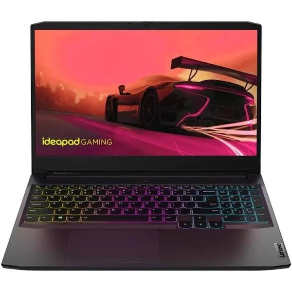 Lenovo IdeaPad 3 15" Gaming Laptop, Ryzen 7, 16GB RAM, 512GB SSD, RTX3060, Windows 11 Home - Black [82K20107AU]