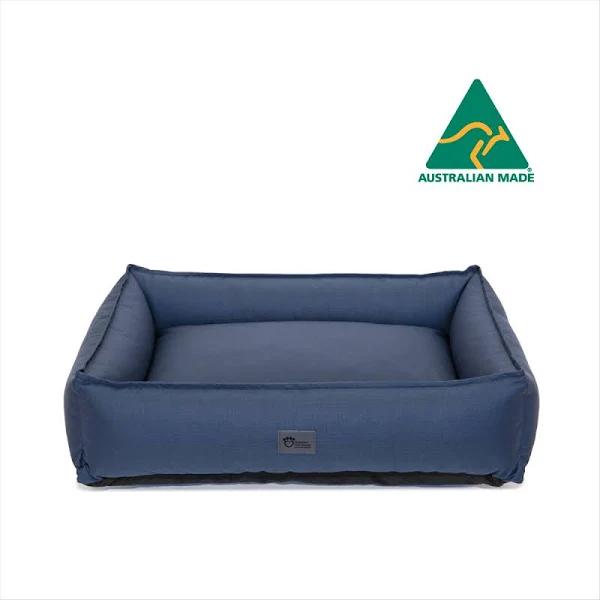 Superior Pet Goods Ortho Pet/Dog Lounger/Bed Ripstop Bondi Blue Jumbo 130cm