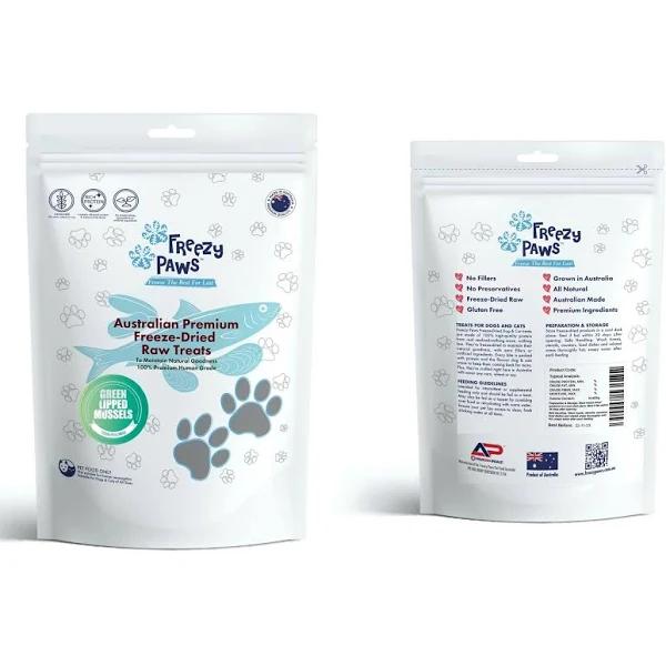 Freezy Paws - Dried NZ Green Lipped Mussels Raw Treats