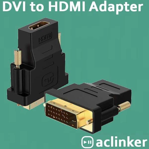 ACL DVI-D To HDMI Adapter Gold-plated 1080p Male To Female Converter