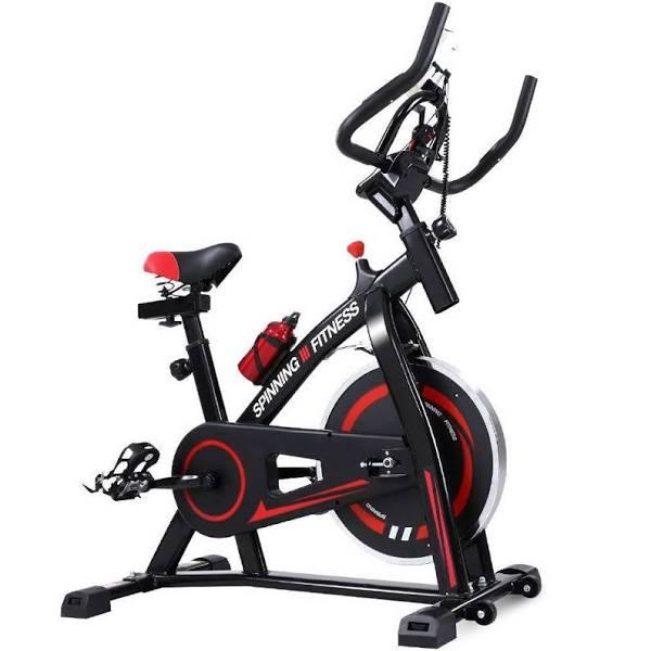 Spin Exercise Bike Flywheel Fitness Home Workout Gym Machine Black