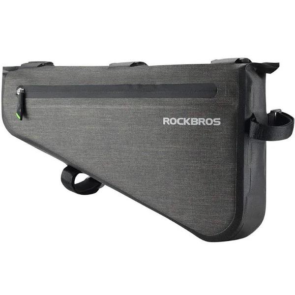 ROCKBROS100% Waterproof Bike Bag Triangle Large Cycling Tube Pouch Quick Release Frame Bag 5-8L