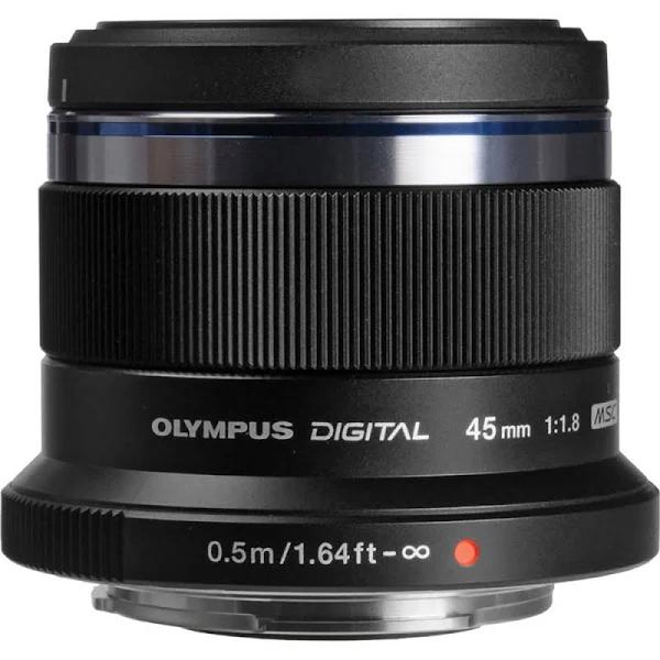 Olympus M.Zuiko 45mm f/1.8 Lens (Black)