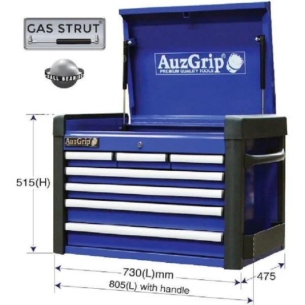 AuzGrip A00012 724x470x512mm Blue 7 Drawer Tool Chest Cabinet Tool Chests