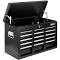 Giantz 9 Drawer Mechanic Tool Box Storage - Black