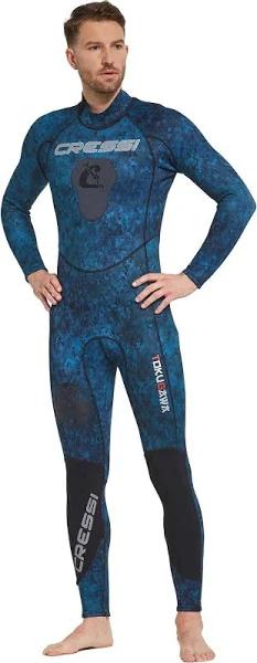 Cressi Tokugawa Back Zip Suit 3 mm Blue M