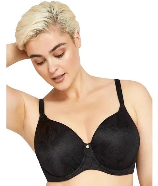 Berlei Curves Lift and Shape T-Shirt Underwire Bra 24DD Black