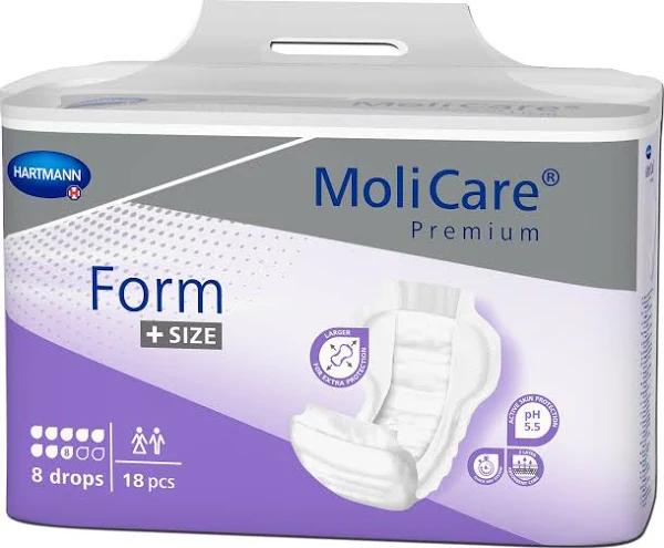 MoliCare Premium Form +size 8D 18 Pack