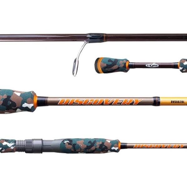 Storm Discovery Graphite Spin Rod DVS532L 5'3" 2-5kg 2pc Light Spin