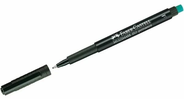 Faber Castell 55-151399 Multimark Marker Permanent F Black - BOX10