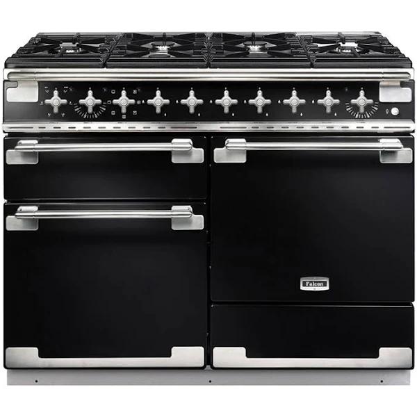 Falcon Elise 1100mm Dual Fuel Freestanding Cooker - Black/Nickel