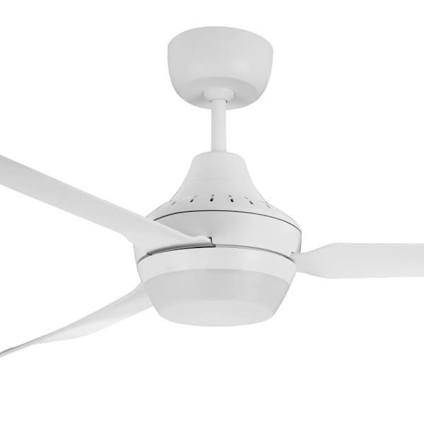 Stanza Ceiling Fan With B22 Light- White 48"