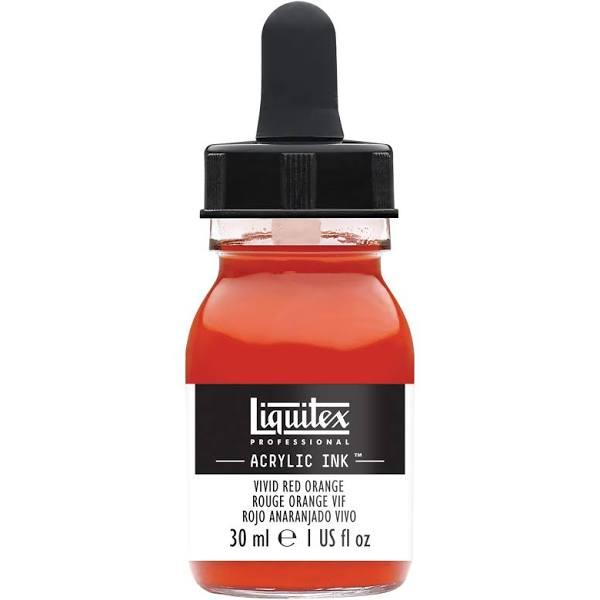 Liquitex Acrylic Ink 30ml Vivid Red Orange