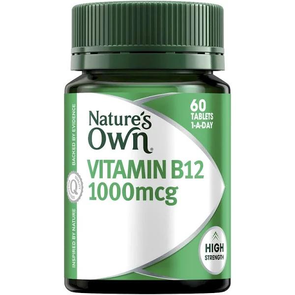 Nature's Own Vitamin B12 1000mcg - 60 Tablets