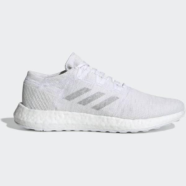 adidas-Pureboost Go Shoes-Men-Cloud White / Light Solid Grey / Crystal White-10