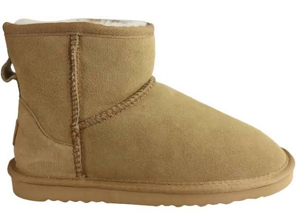 Grosby Jillaroo Women's UGG Boots Genuine Sheepskin Suede Leather Moccasins - 9 Chestnut