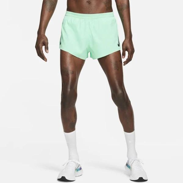 Nike Mens Aeroswift 2in1 Shorts Green XL