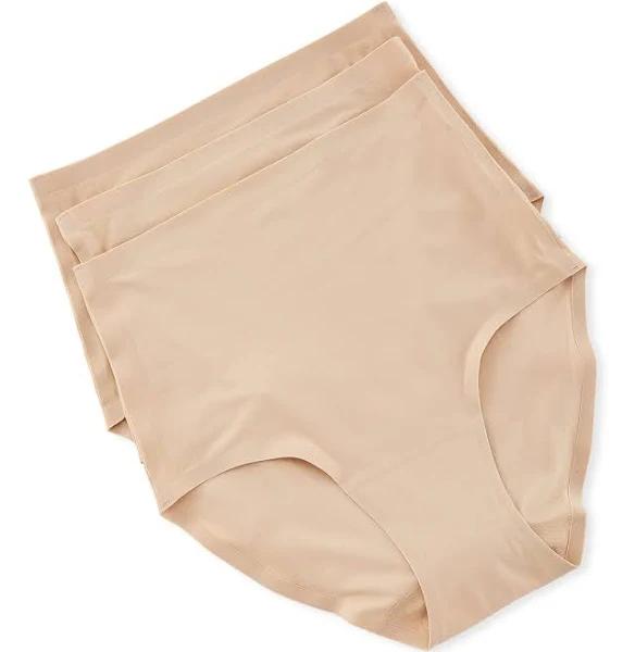 Chantelle Lingerie Soft Stretch 3-Pack High Waist Briefs Nude