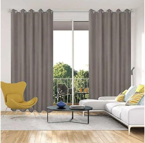 Salvador Blockout Eyelet Curtain Single 220cm or 250cm Drop