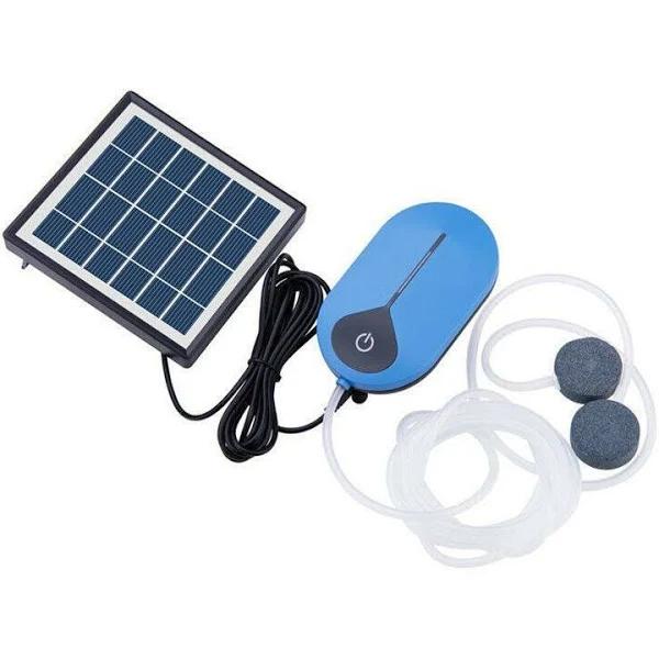 Auto Day/Night Solar Powered Oxygenator Air Pump Oxygen Aerator Fish Pond Pool