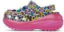 Crocs White Lisa Frank Edition Mega Crush Clogs