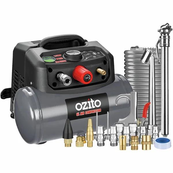 Ozito 6L 1.5HP Air Compressor Kit