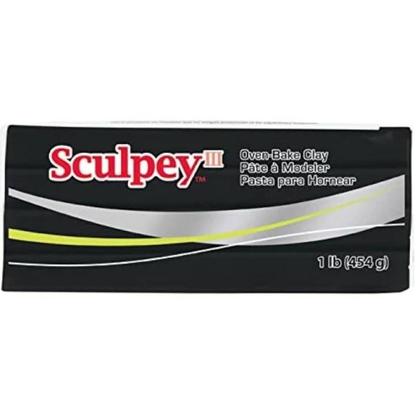 Sculpey III Polymer Clay 1lb Black