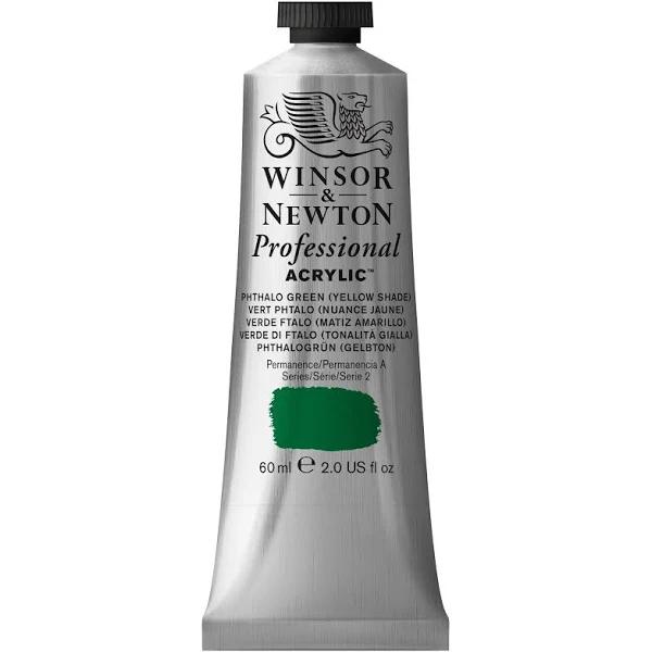 Winsor & Newton Professional Acrylic Paint 60ml Phthalo Green Yellow Shade (S2)