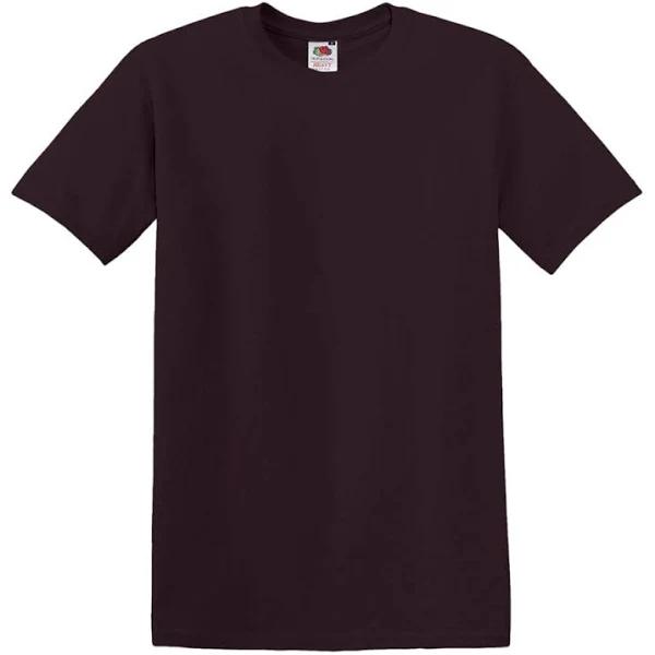 Original Tee Burgundy - Fruit of The Loom SS048 - Size XL