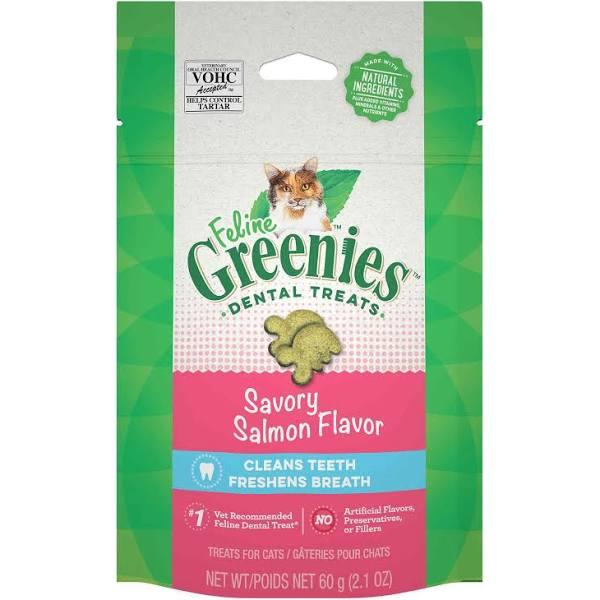 Greenies Feline Salmon Dental Cat Treats - 60g