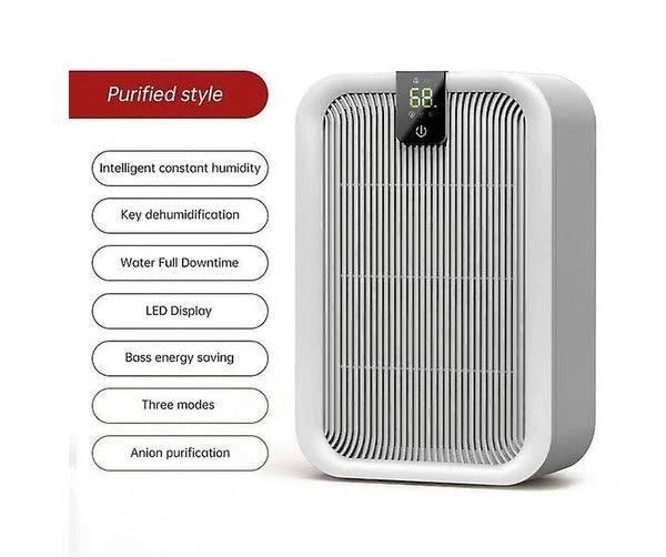 Household Portable Air Dehumidifier 780ml/1080ml Negative Ion Purification Absorption Air Dryer 220V