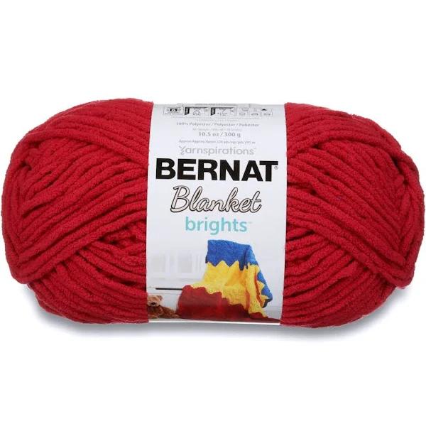 Bernat Blanket Brights Big Ball Yarn - Racecar Red*