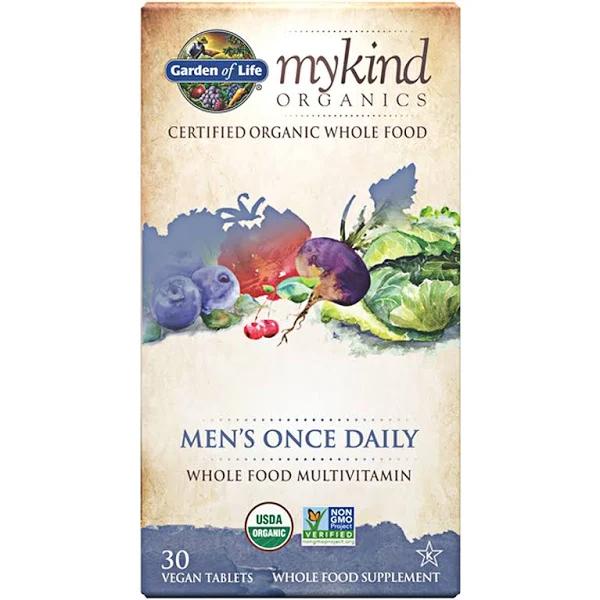 Garden of Life - MyKind Organics Men's Once Daily - 30 Vegan Tablets