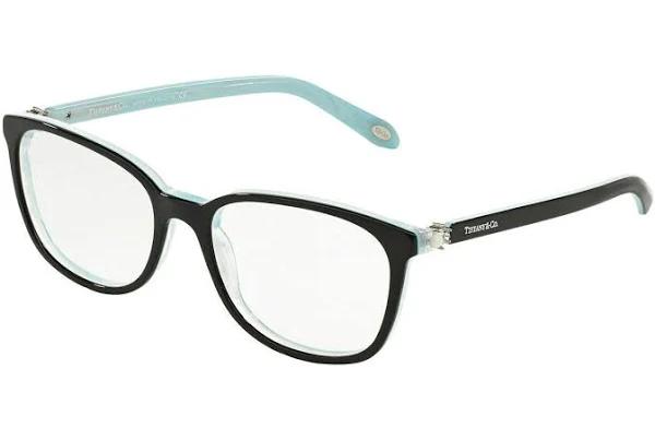 Tiffany & Co TF2109HB Glasses - Black/Striped Blue 8193 - Size 51