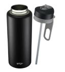 GetGo Double Wall Insulated Sip Bottle 1L Black