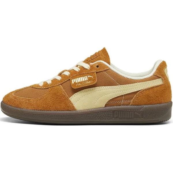 Palermo Vintage Unisex Sneakers in Caramel Latte/Creamy Vanilla/Gum, Size 7, Textile by Puma