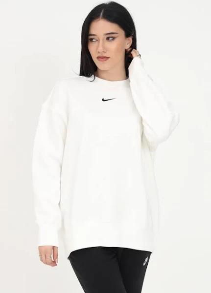 Nike Sportswear Phoenix Fleece Women's Oversized Crew-Neck Sweatshirt - White