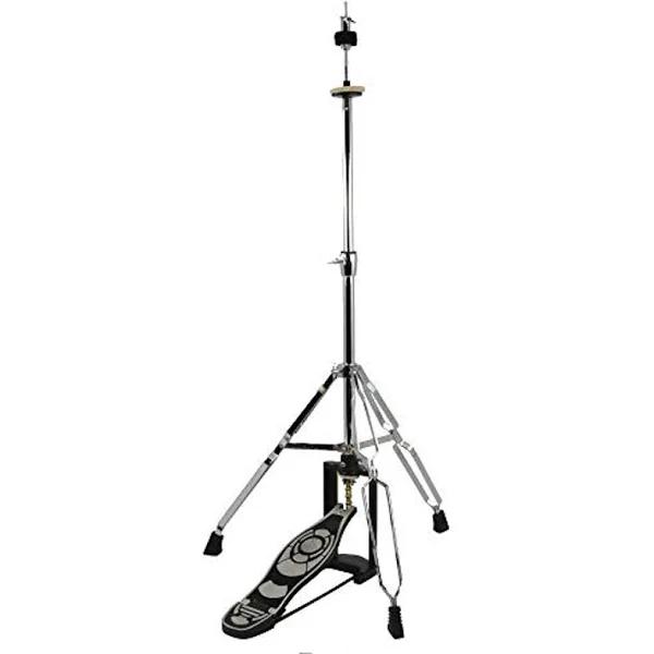 New Drum High Hat Cymbal Stand - Double Braced Chrome