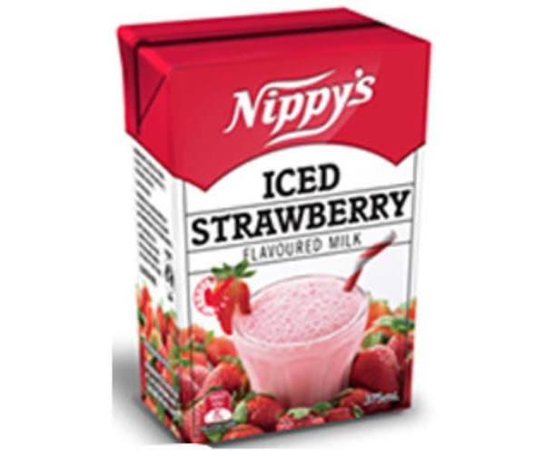 NIPPY'S 375ML ICED STRAWBERRY FLAVOURED MILK