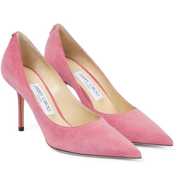 Jimmy Choo, Love 85 suede pumps, Women, Pink, AU 10.5, Pumps, Leather