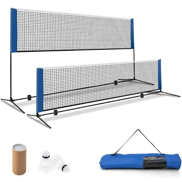 Costway 10 Ft Badminton Net Tennis Netting w/2 Shuttlecocks