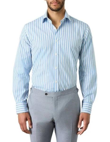 MJ Bale Dougherty Shirt in Cerulean Blue 40