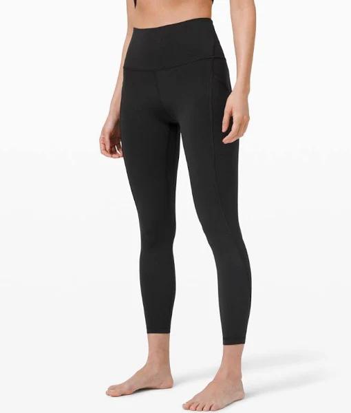 Women's Align High-Rise Pants with Pockets 24" Asia Fit in Black Size XS | by lululemon