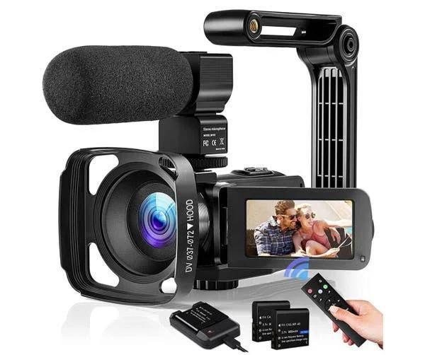 Video Camera Camcorder With Microphone HD 2.7k 30mp