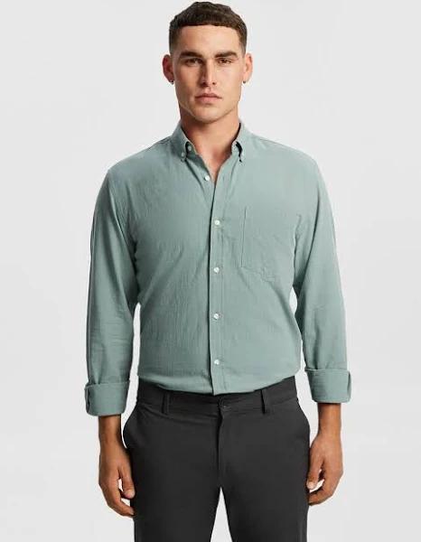 yd. Mica Shirt in Green 2XS