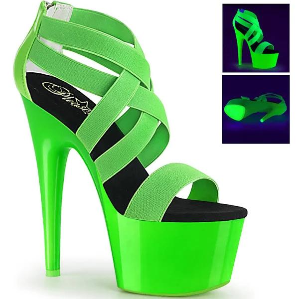 ADORE-769UV Neon Green Elastic Band-Patent/Neon Green US 6